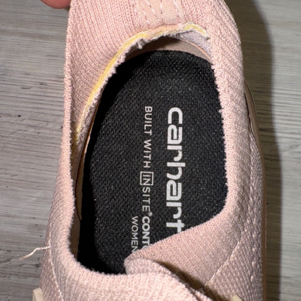 Carhartt Haslett SD Womens Work Shoes 7.5 M Comfort Nano Toe Light Pink Sneaker - Picture 8 of 10